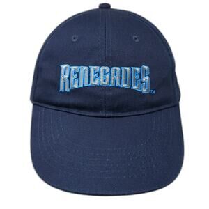 bwm Global Baseball Cap Blue One Size Strapback Renegades Logo Embroidery Hat
